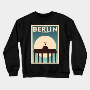 Berlin Poster Design Crewneck Sweatshirt